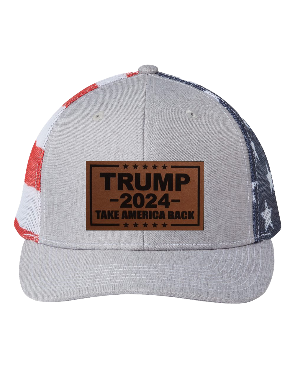 Trump 2024 Take America Back Snapback Flag Hat