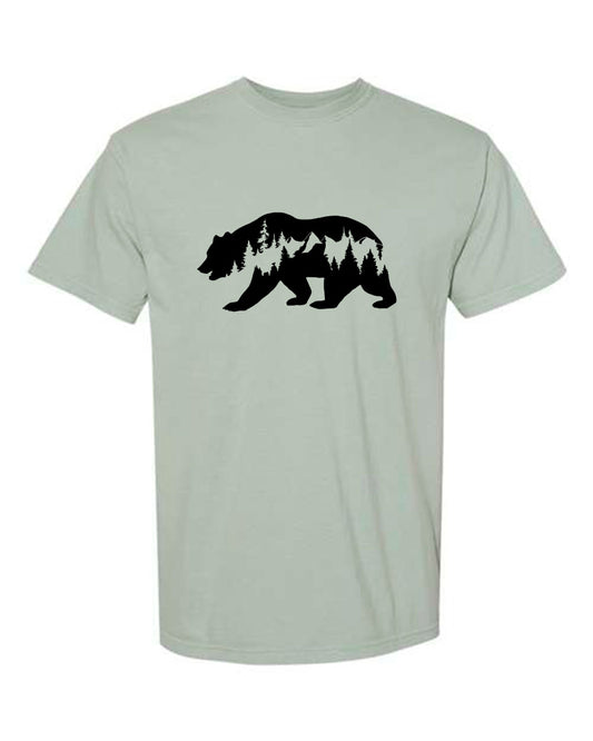 Short Sleeve Mountain bear t-shirt