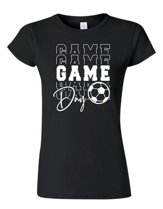 Ladies Game Day Soccer Softstyle Tee