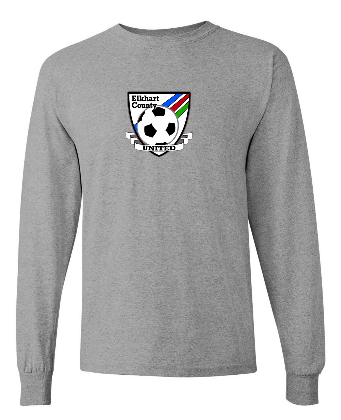 Elkhart County United Logo Long Sleeve Tee - Youth