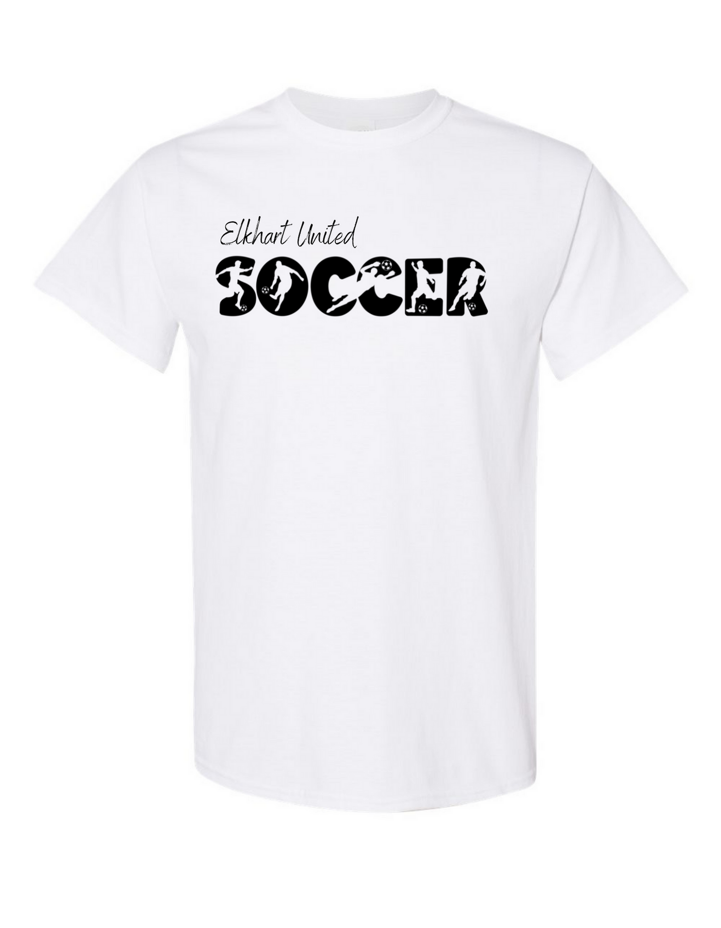 Soccer Silhouette Unisex Short Sleeve Tee - Adult