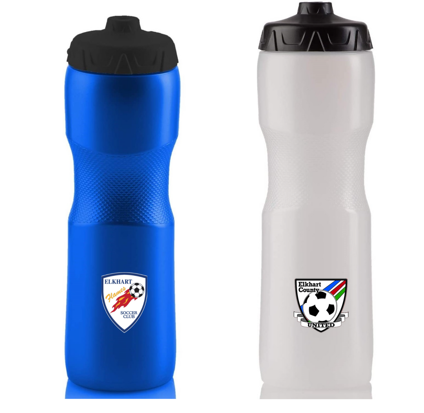 Sports Squeeze Water Bottle with Logo & Player Number