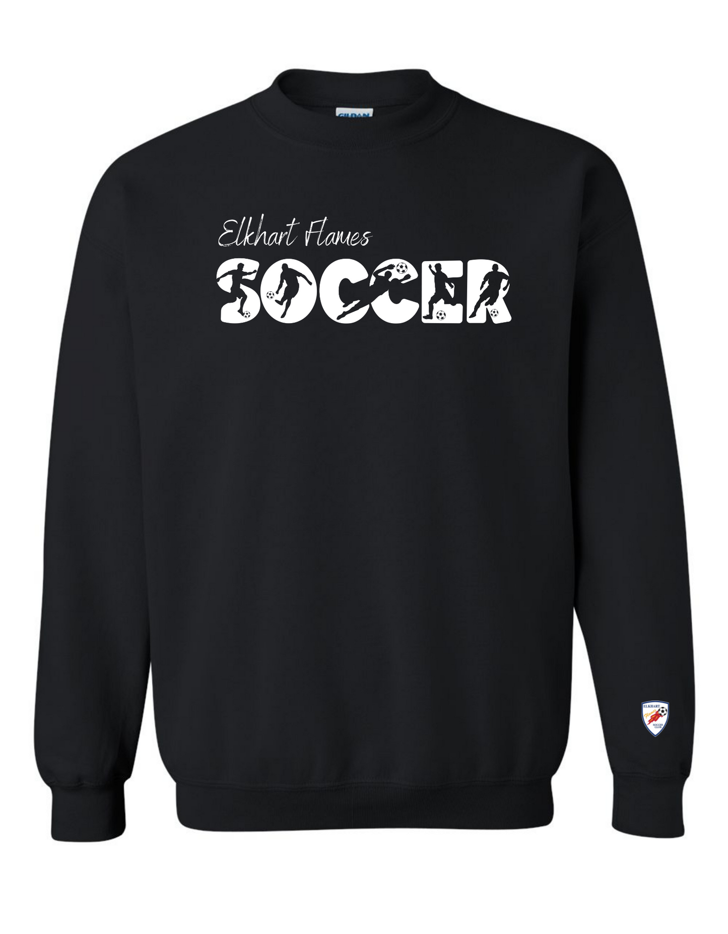 Soccer Silhouette Crewneck Sweatshirt - Youth