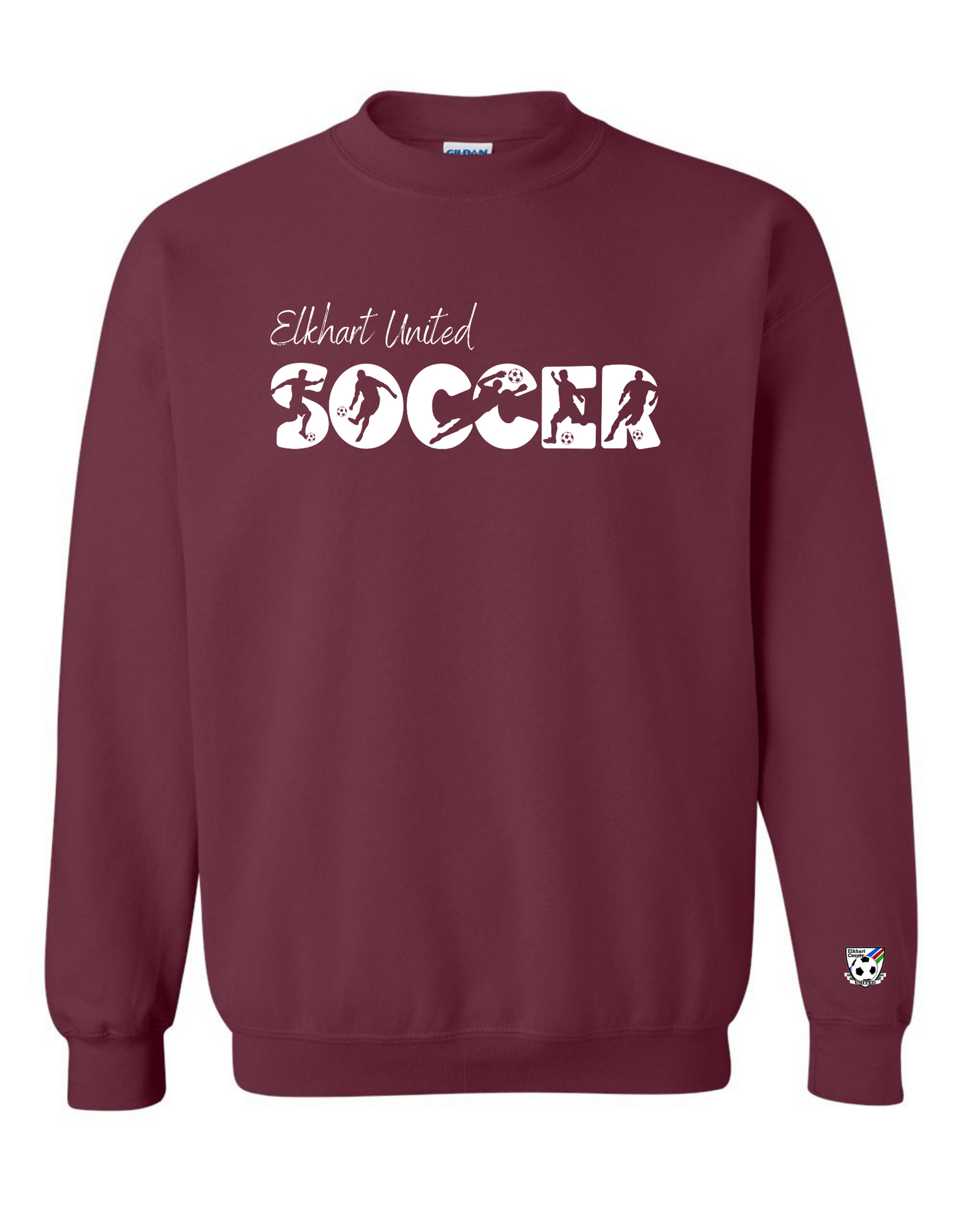 Soccer Silhouette Crewneck Sweatshirt - Youth