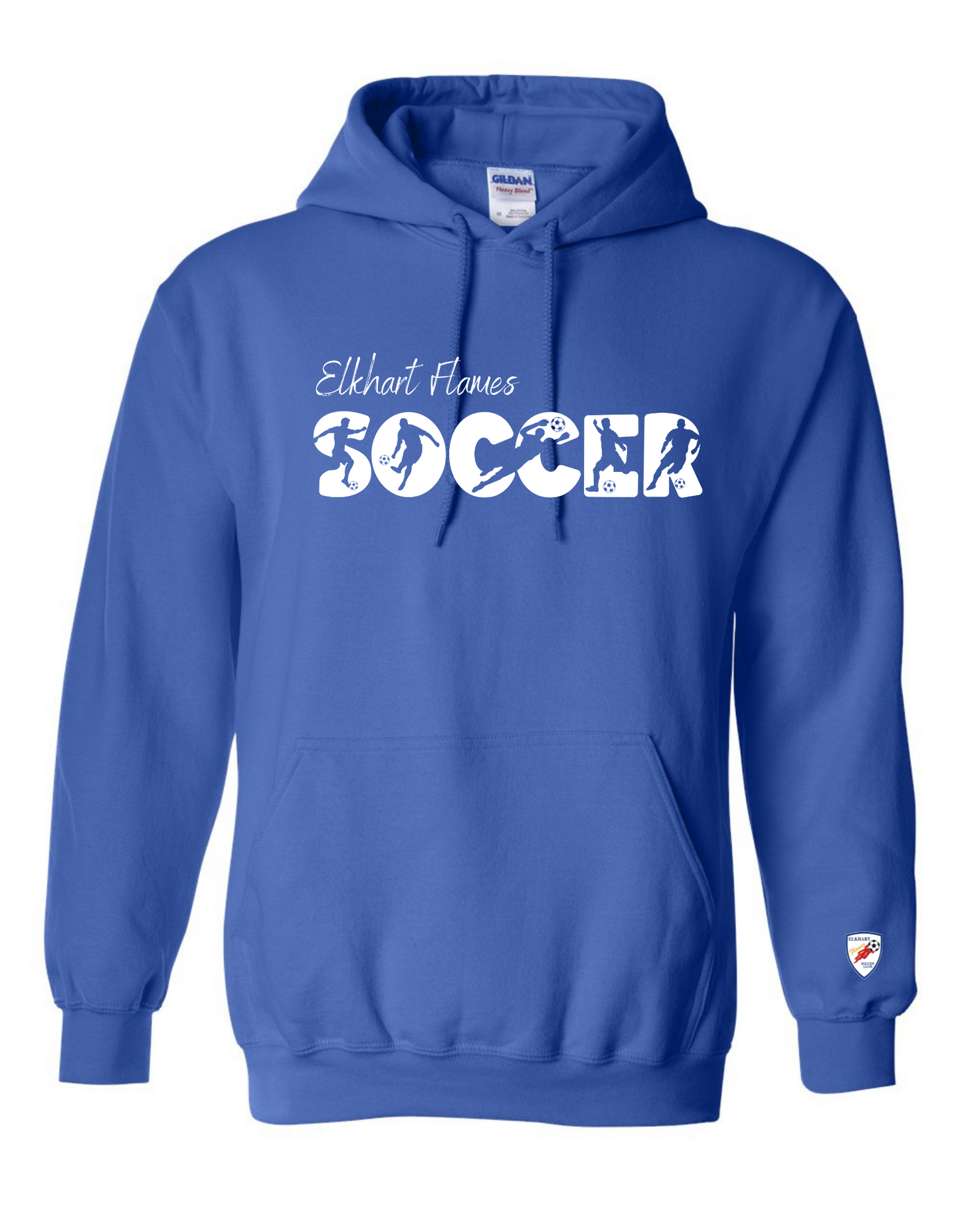 Soccer Silhouette Hooded Sweatshirt - Youth