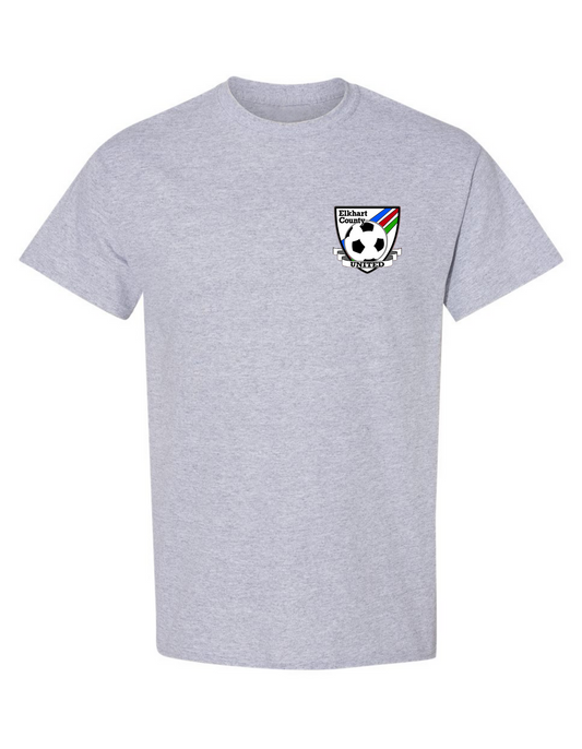 Camiseta de manga corta unisex con logotipo de Elkhart County United - Juvenil