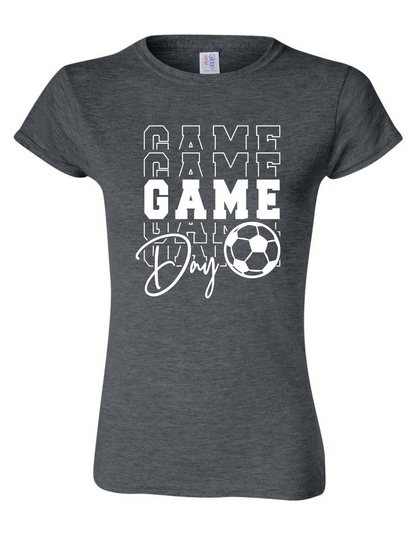 Ladies Game Day Soccer Softstyle Tee