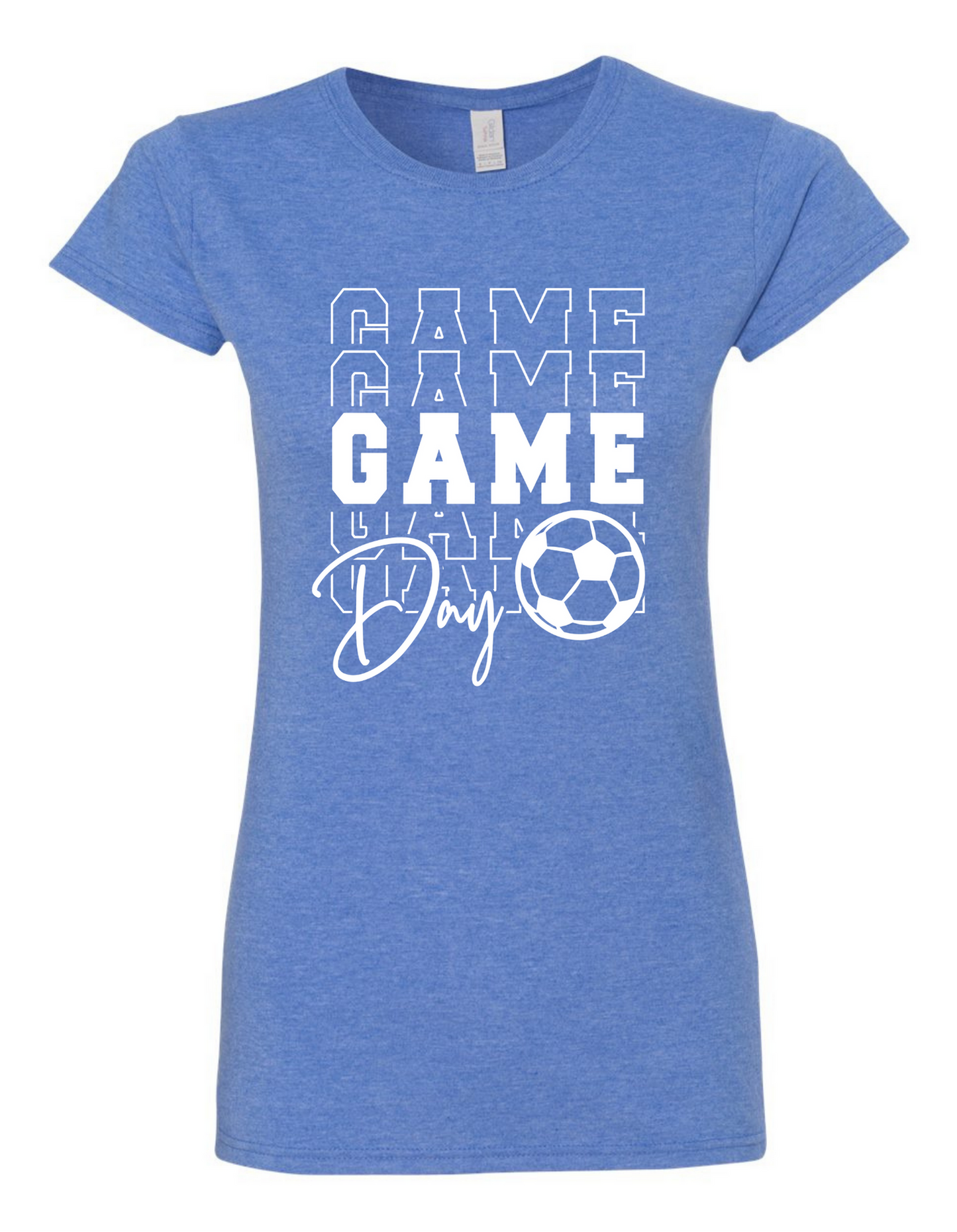 Ladies Game Day Soccer Softstyle Tee