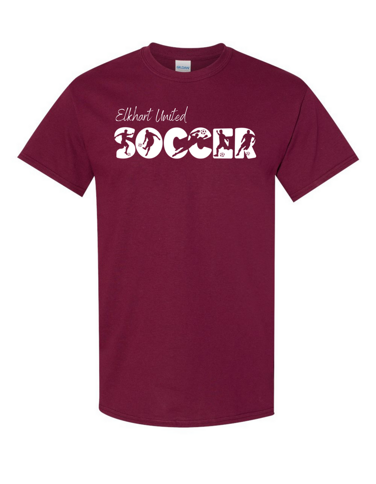 Soccer Silhouette Unisex Short Sleeve Tee - Adult