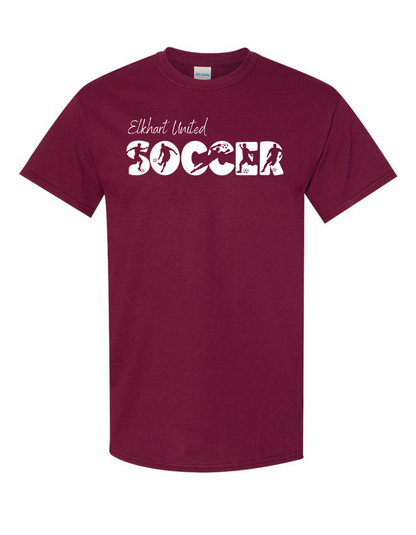 Soccer Silhouette Unisex Short Sleeve Tee - Adult