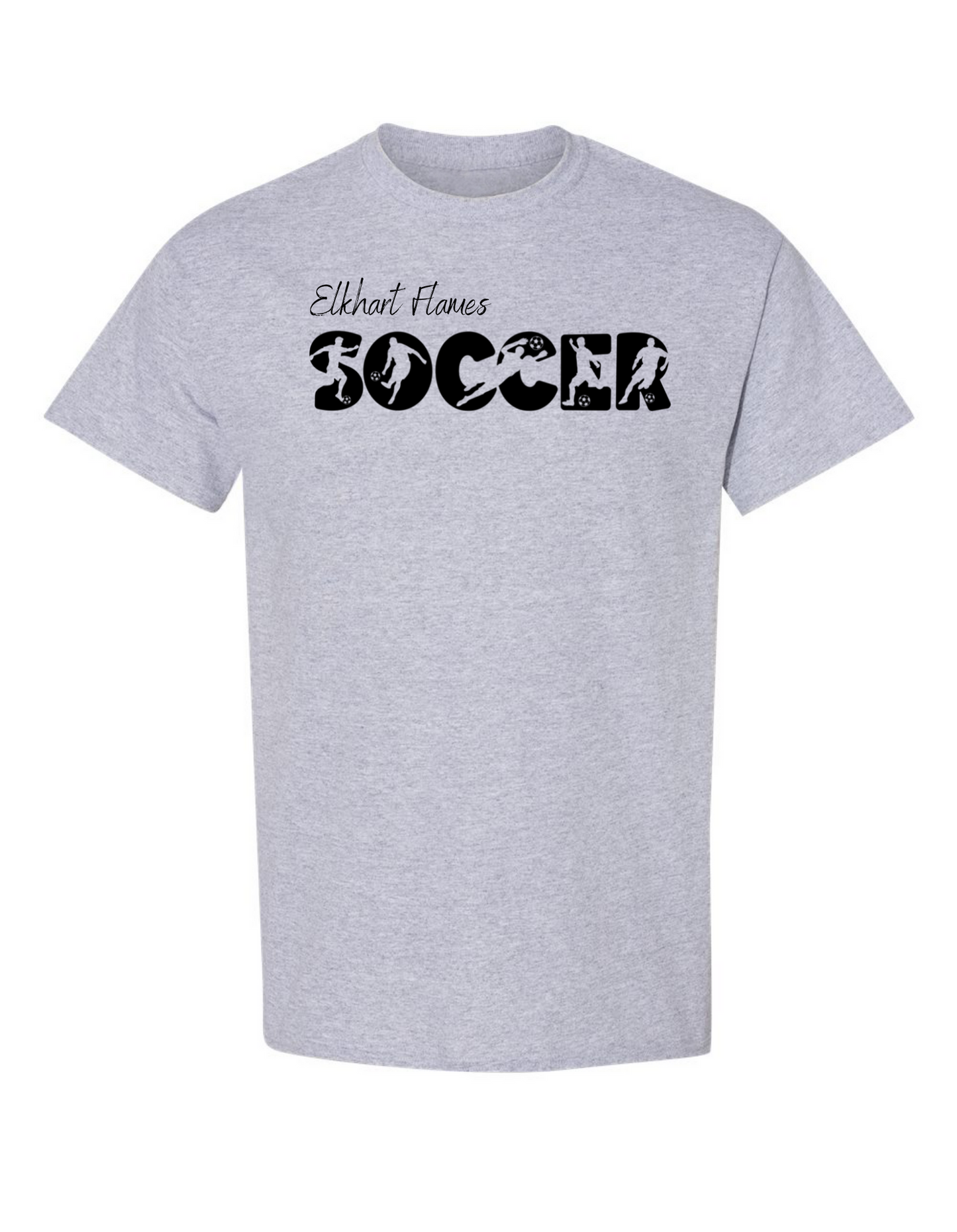 Soccer Silhouette Unisex Short Sleeve Tee - Adult